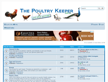 Tablet Screenshot of forums.thepoultrykeeper.co.uk